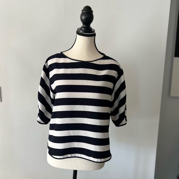 Zara Striped Tee - Picture 6 of 12